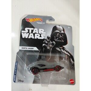 NIP Hot Wheels Characters 1:64 Die Cast Star Wars Darth Vader Car